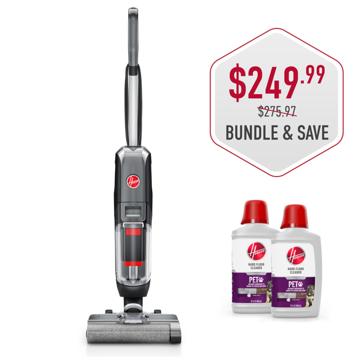 Streamline Hard Floor Wet Dry Vacuum with Boost Mode + Pet Formulas Exclusive Bundle